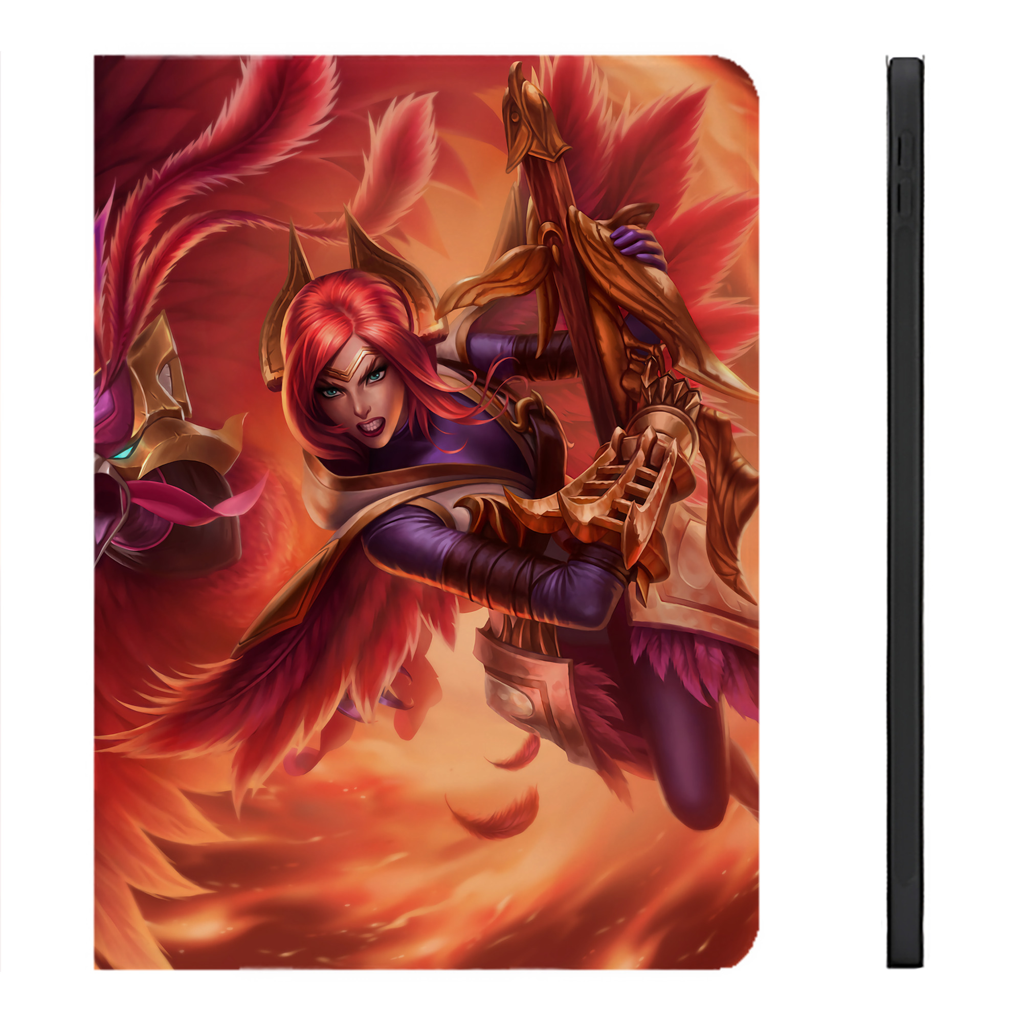 （画像用） リーグ・オブ・レジェンド League of Legends LOL IPadケース ペンホルダー付き ブックスタイルデザイン
